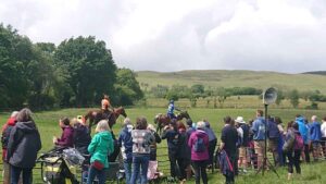 Man vs Horse race in Mid Wales