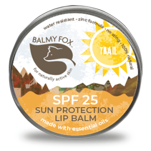 SPF lip balm for mountain bikers_runners-walkers and riders